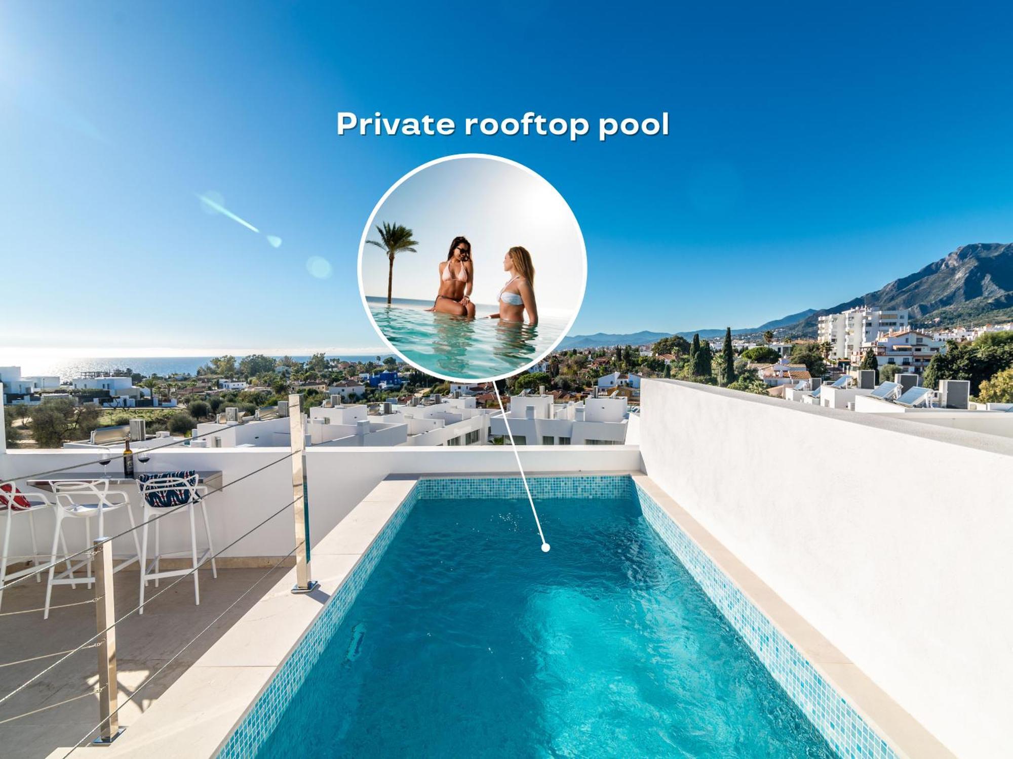 Vacation Marbella I Casa Isabel, Private Pool With Infinity Views, Bbq, New Built, Luxury Condo, Top Location エクステリア 写真